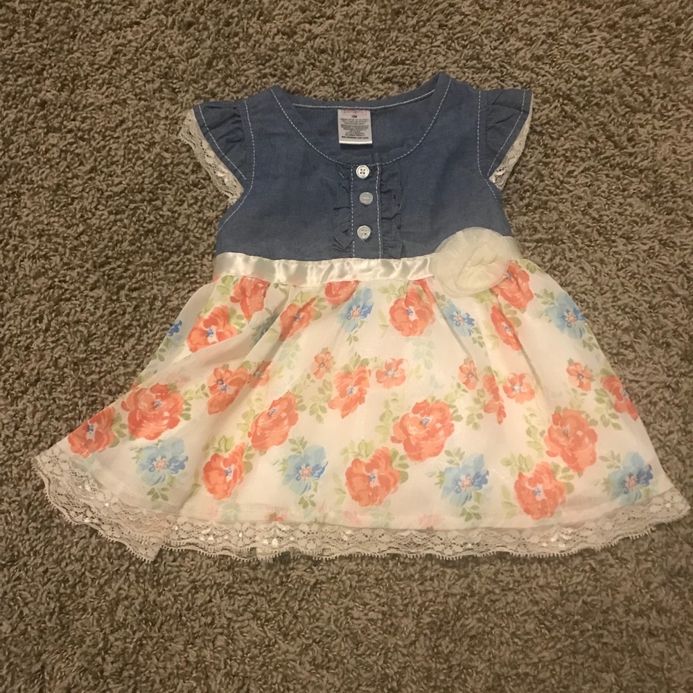 Denim & Floral Dress